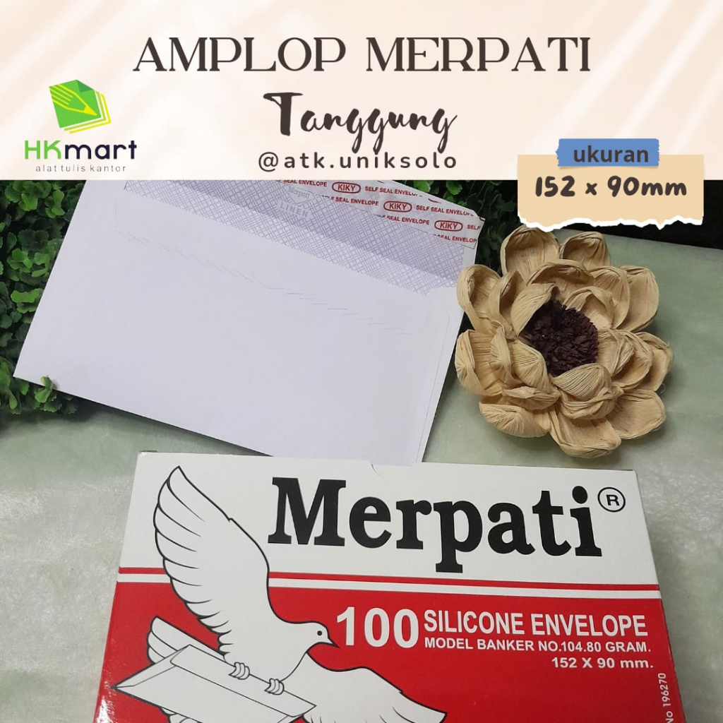 

AMPLOP MERPATI 104 MERAH SLC MURAH 1PACK