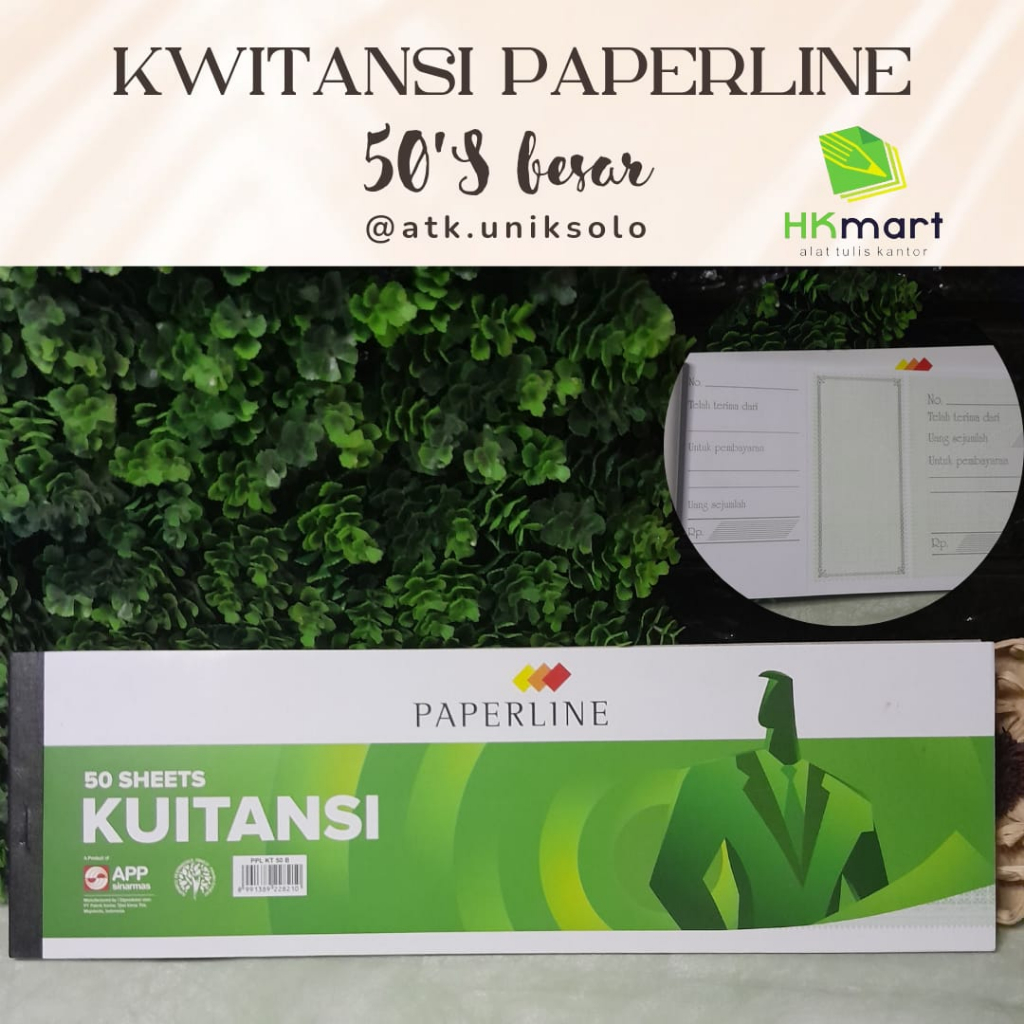 

KWITANSI PAPERLINE SHEETS 50 DAN SHEETS 40