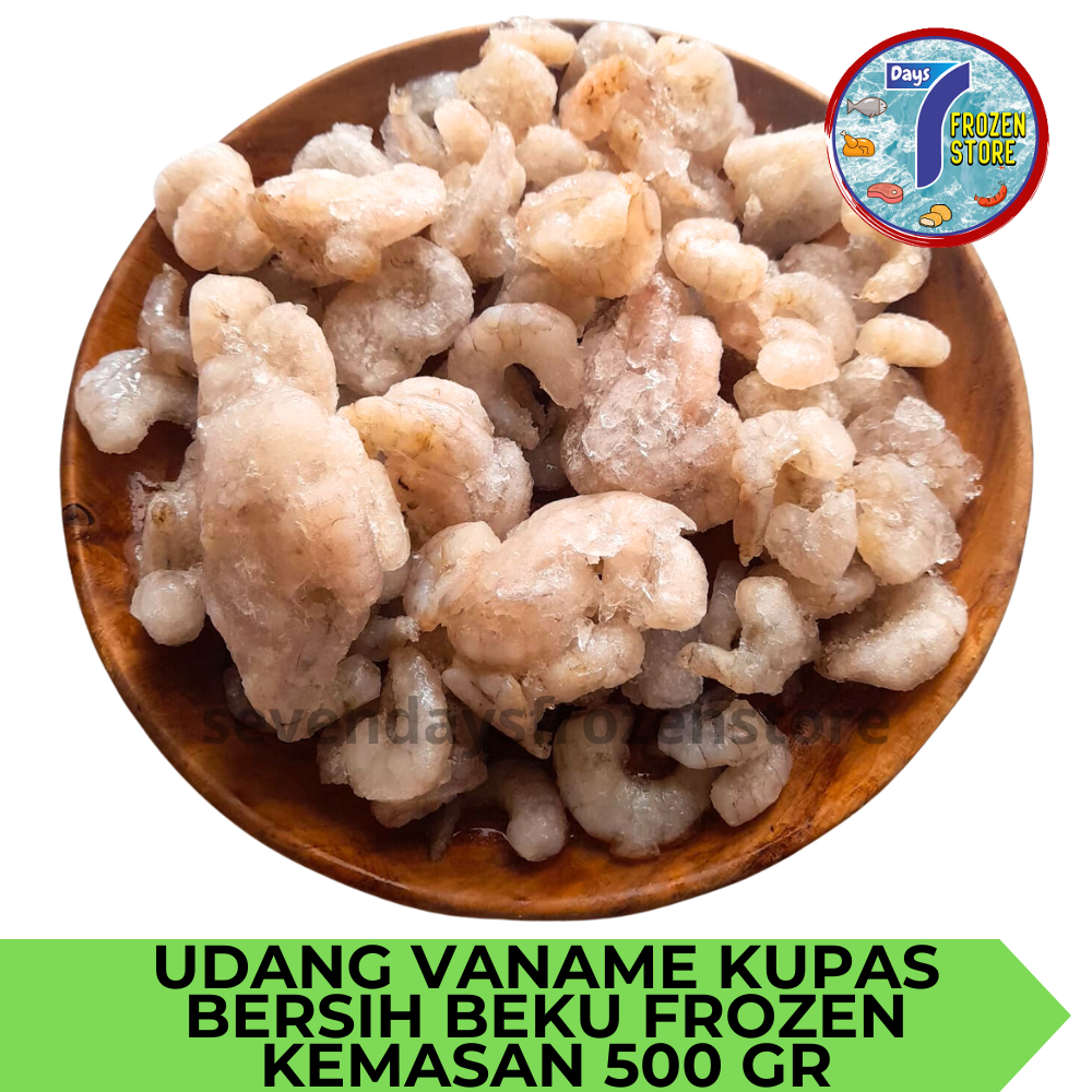 

Udang Vaname Kupas Bersih Frozen Beku 500 gram