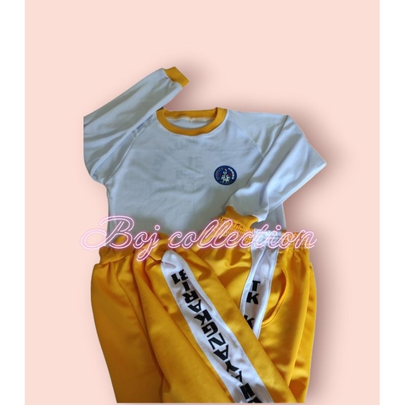 stelan kaos seragam olahraga sekolah anak SD/MI