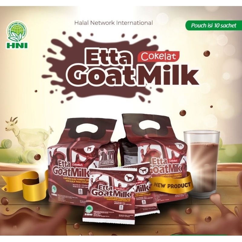 

Etta Goat Milk (EGM) Coklat Original HNI - Susu Kambing Ettawa Coklat