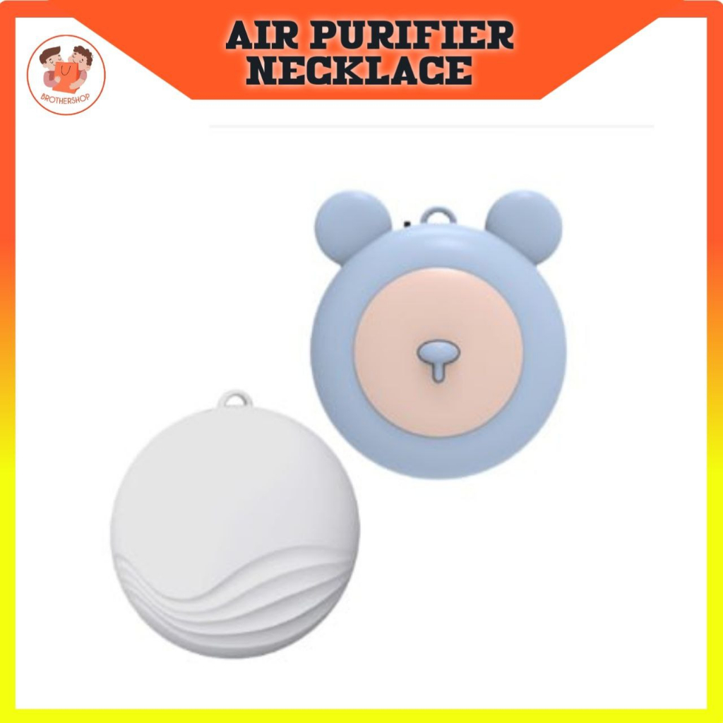 Brother's Shop Kalung Air Purifier Portable Necklace Mini Hepa Filter - Air Purifier Portable Rechar