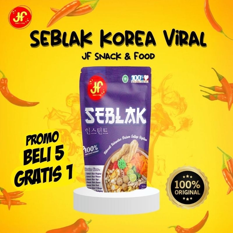 

Seblak JF/ Seblak Instan Viral/ Seblak Korea Instan/ Seblak Autentik/ Seblak Enak/ Seblak Praktis