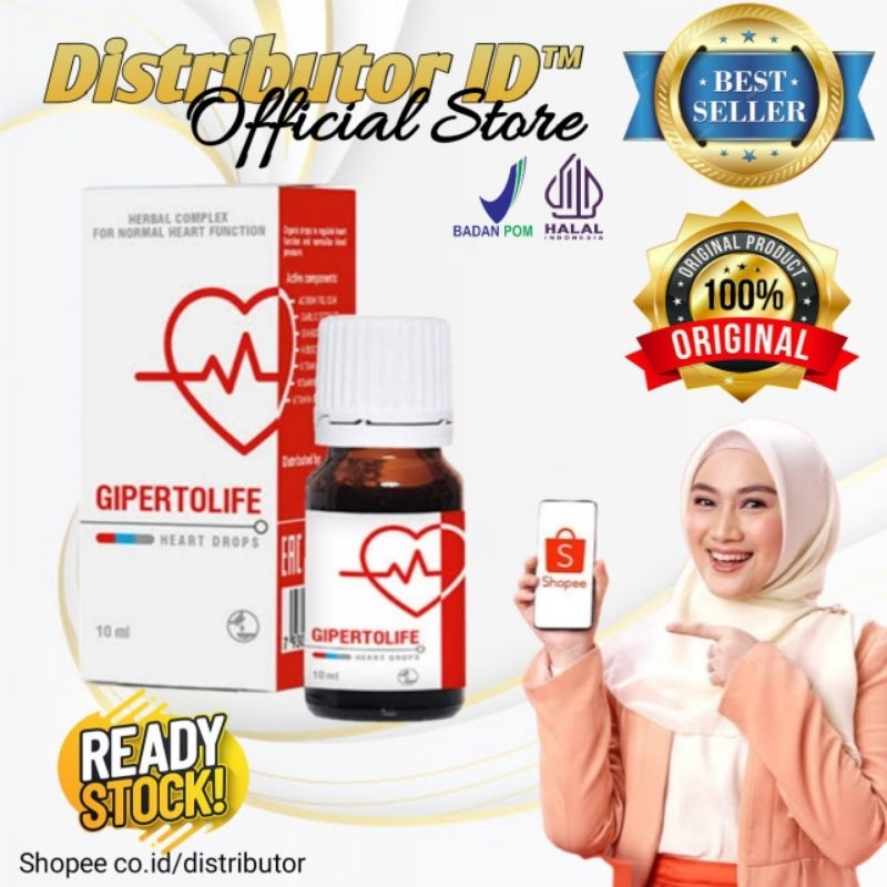 Gipertolife Asli Original - Gipertolife Obat Hipertensi Jantung Stroke Dan Kolesterol Dijamin Paling Ampuh - PT Resmi Indonesia Distributor ID™ Official Store