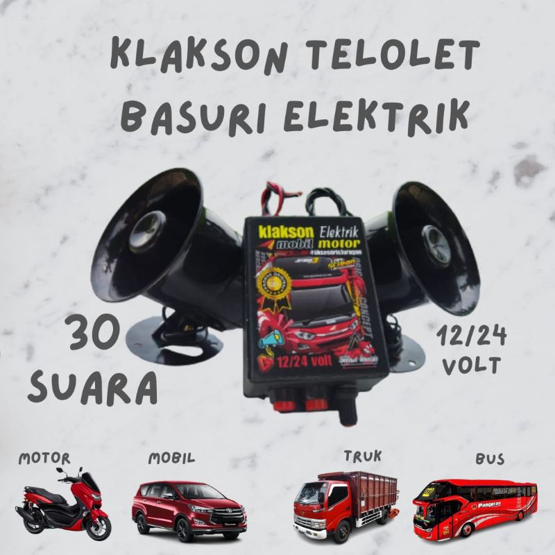 Klakson Telolet 12/24 Volt