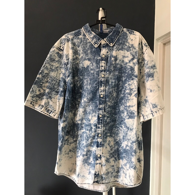 kemeja tie dye h&m divided