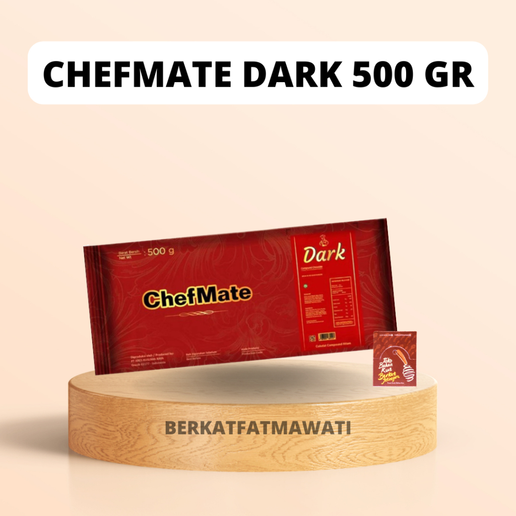 

CHEFMATE DARK BLOK 500 GR COMPOUND / COKLAT BLOK DARK KEMASAN 500 GR