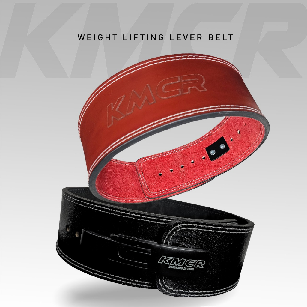 SABUK GYM FITNESS BAHAN KULIT LEVER WEIGHT LIFTING BELT KMCR |  FITNES KMCR - KMCR NEXTLEVEL
