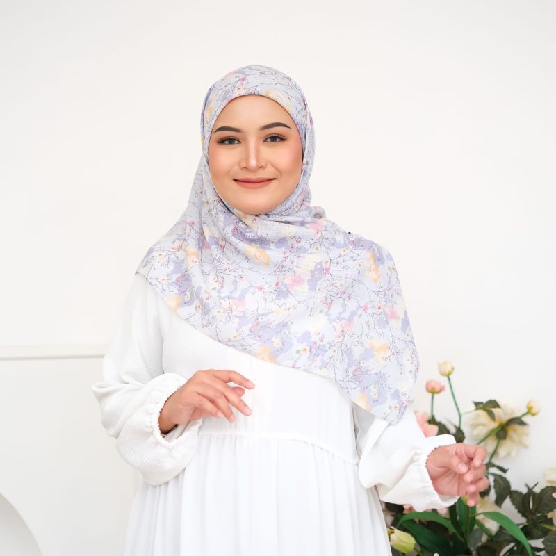 HIJAB SEGIEMPAT INNER MOTIF DOBBY AKIRA