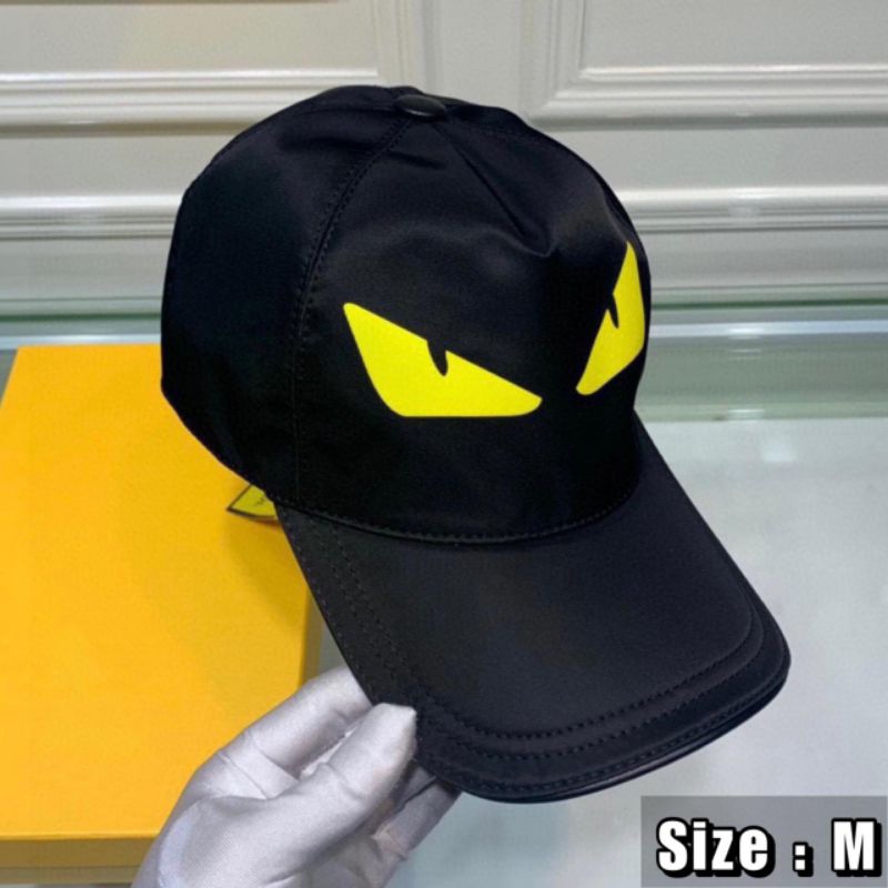 TOPI PRIA IMPORT BRANDED F3N*D1I EYES LOGO BASEBALL CAP MIRROR 1:1 QUALITY