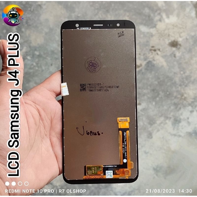 Lcd Samsung J6 Plus 2018 J610 J6 Prime J4 Plus J415 Black ORG