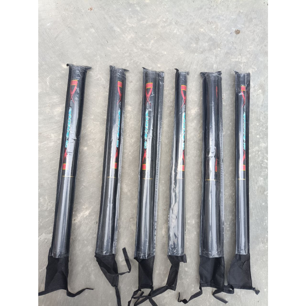 Joran Tegek Ruas Pendek ikan bawal panjang 360-450 Cm