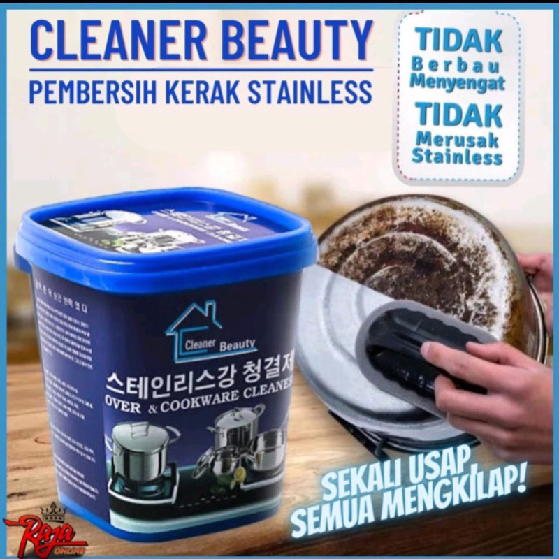 Cleaner beauty pembersih kerak stainlesss *harga 14.000