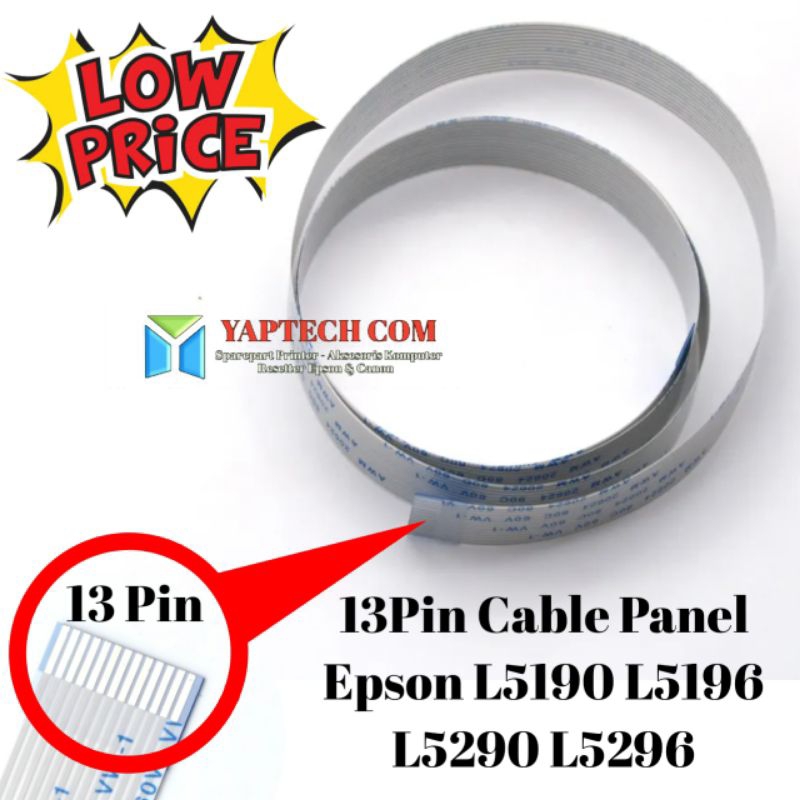 Cable Panel L5190 13Pin Kabel Panel L5290 L5296 Kabel Fleksibel 13Pin Epson L5296 L5190 L5196