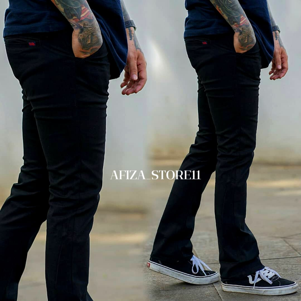 Celana Pria Panjang Cutbray Jeans Komprang Korean Style Chino Cutbray