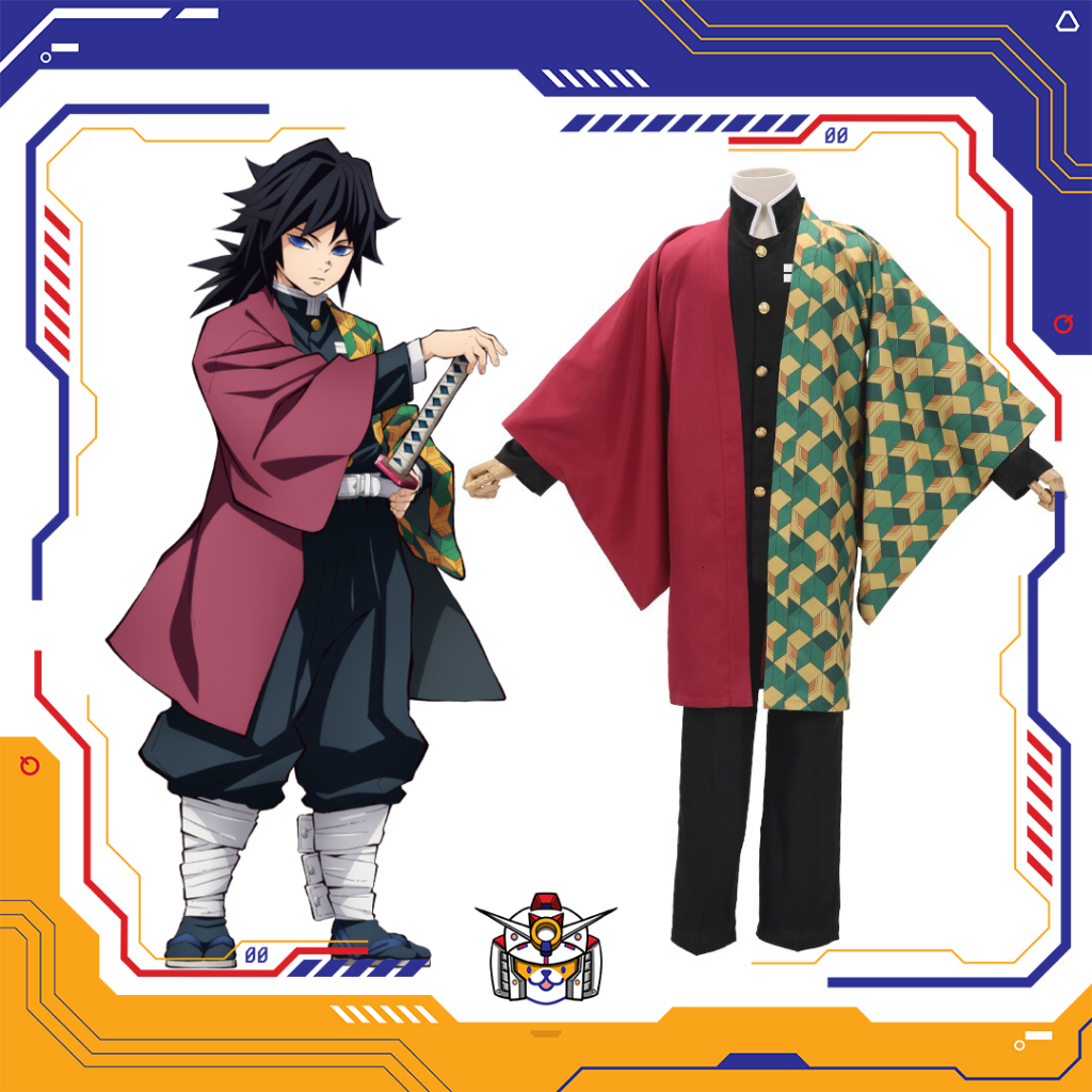 [QTakasi] Kimetsu No Yaiba Giyuu Tomioka Costume Cosplay
