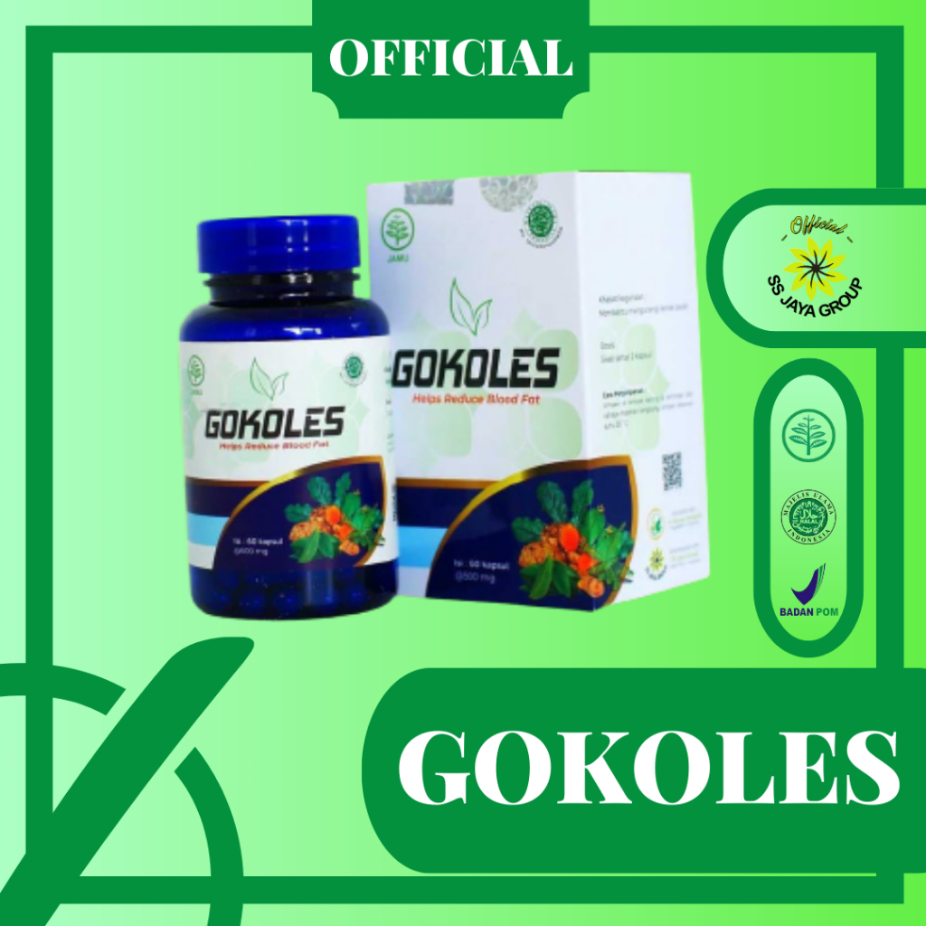 GOKOLES ORIGINAL 100% | OBAT KOLESTEROL | SS JAYA GROUP OFFICIAL