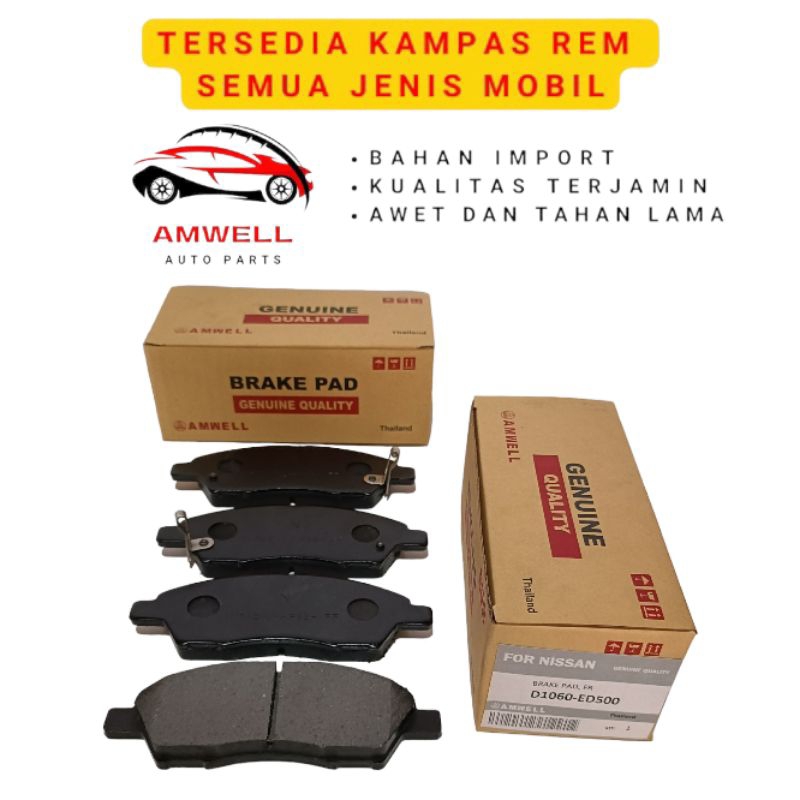 Kampas rem Grand Livina 1.5 old L10 xv depan brake shoe Grand Livina 1.5 lama L10 xv