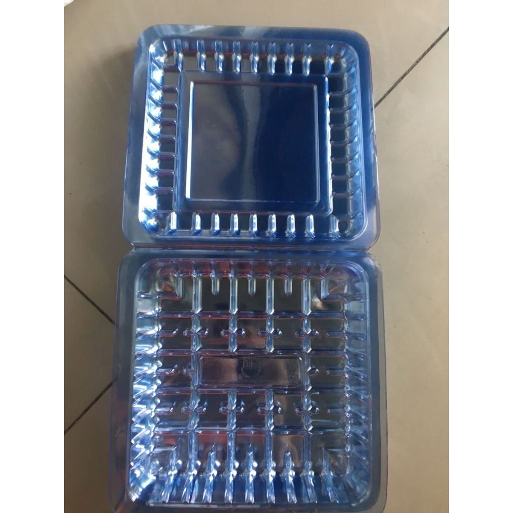 Mika Plastik Kotak GX-1A Mika Kue Bolu ukuran 20x20 cm ( 5 Pcs )