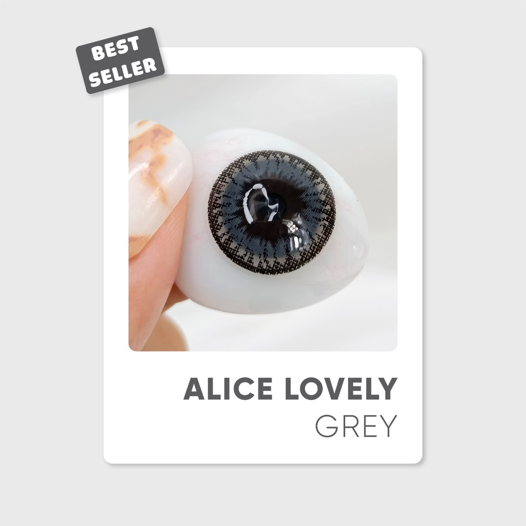 Softlens Alice Lovely Gray softlens warna