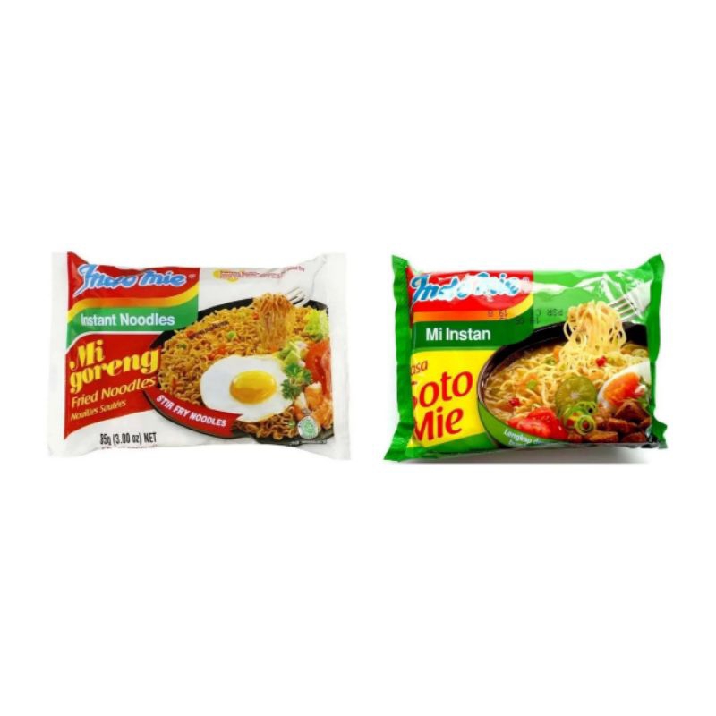 

Indomie Goreng & Soto 5x85g