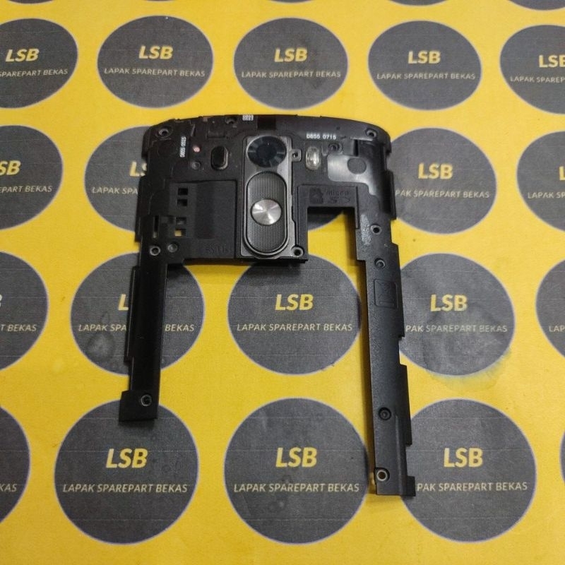 MIDLE FRAME TUTUP MESIN LG G3 D855 GRAY ORIGINAL BEKAS