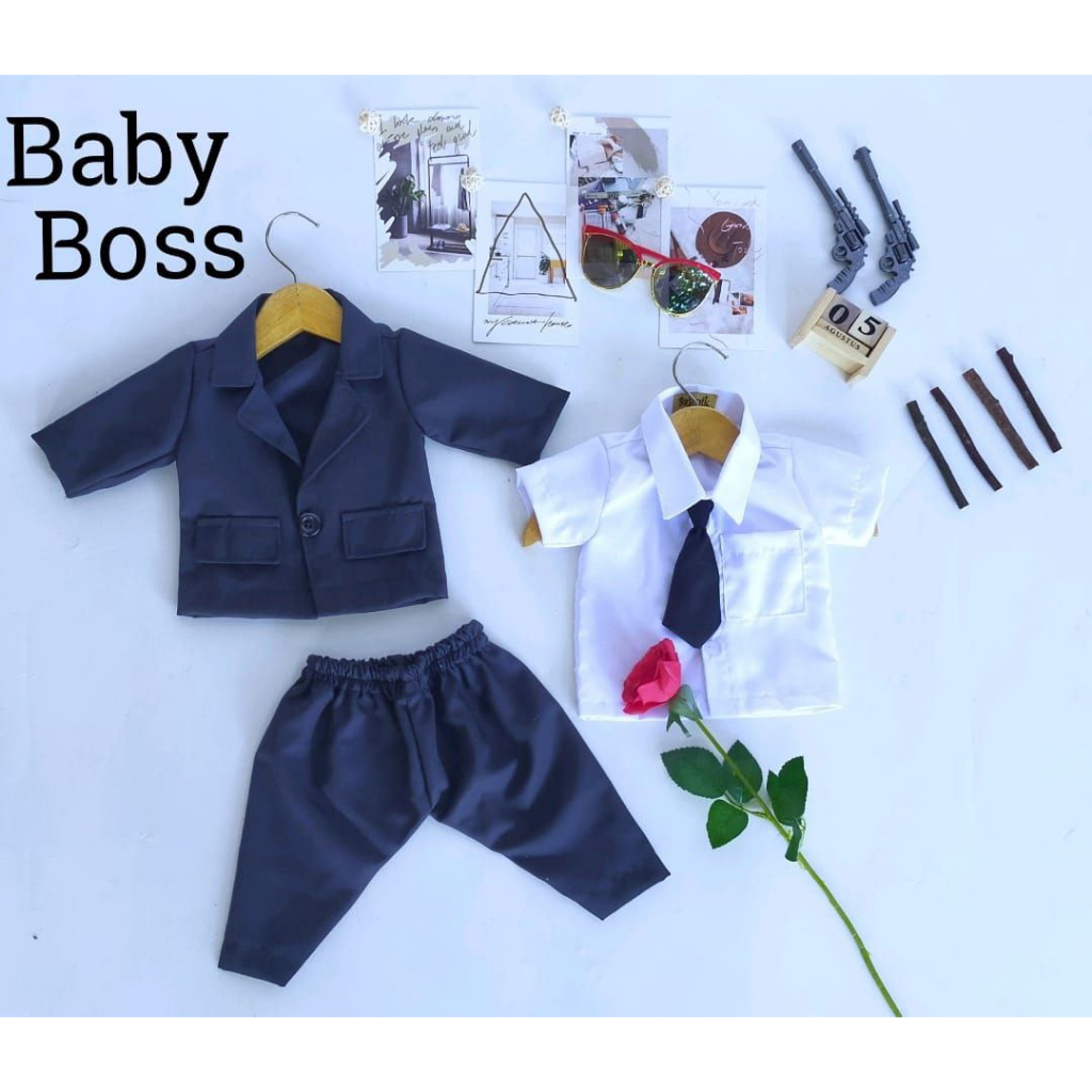 Baju anak baju setelan baby boss baju jas anak dan dewasa