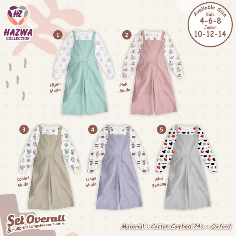 Hazwa set overall kids 468T