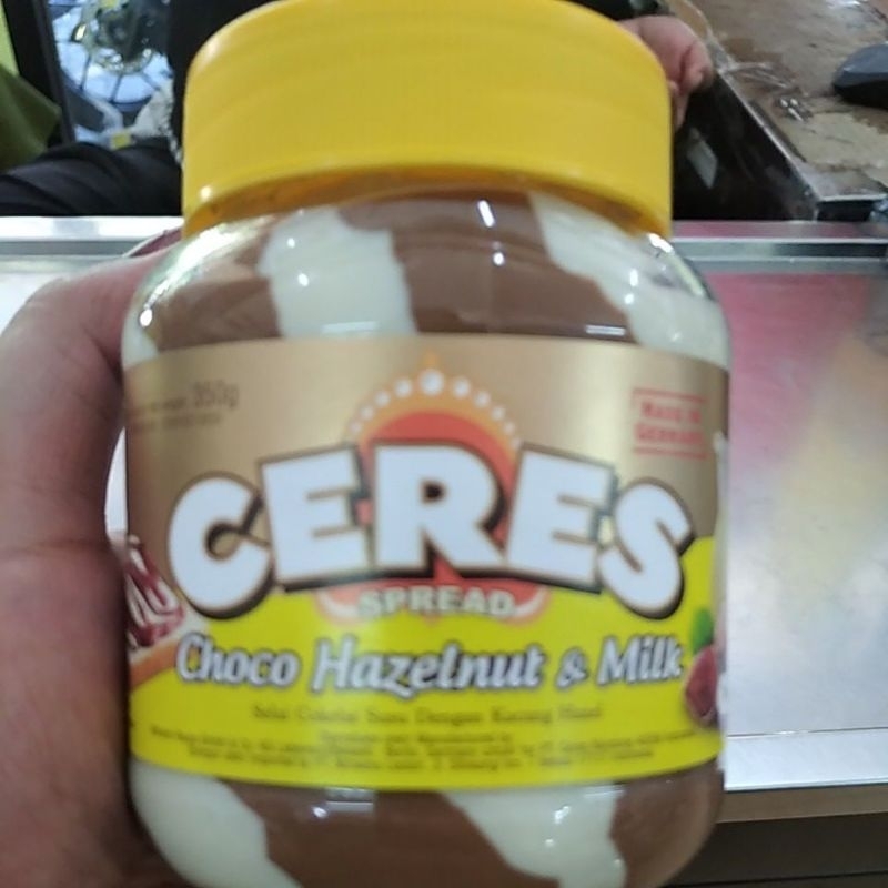 

selai coklat hazelnut milk Ceres kemasan 350gr