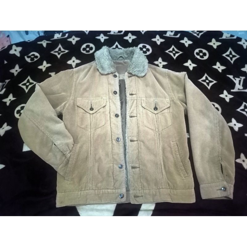 trucker corduroy sherpa uniqlo