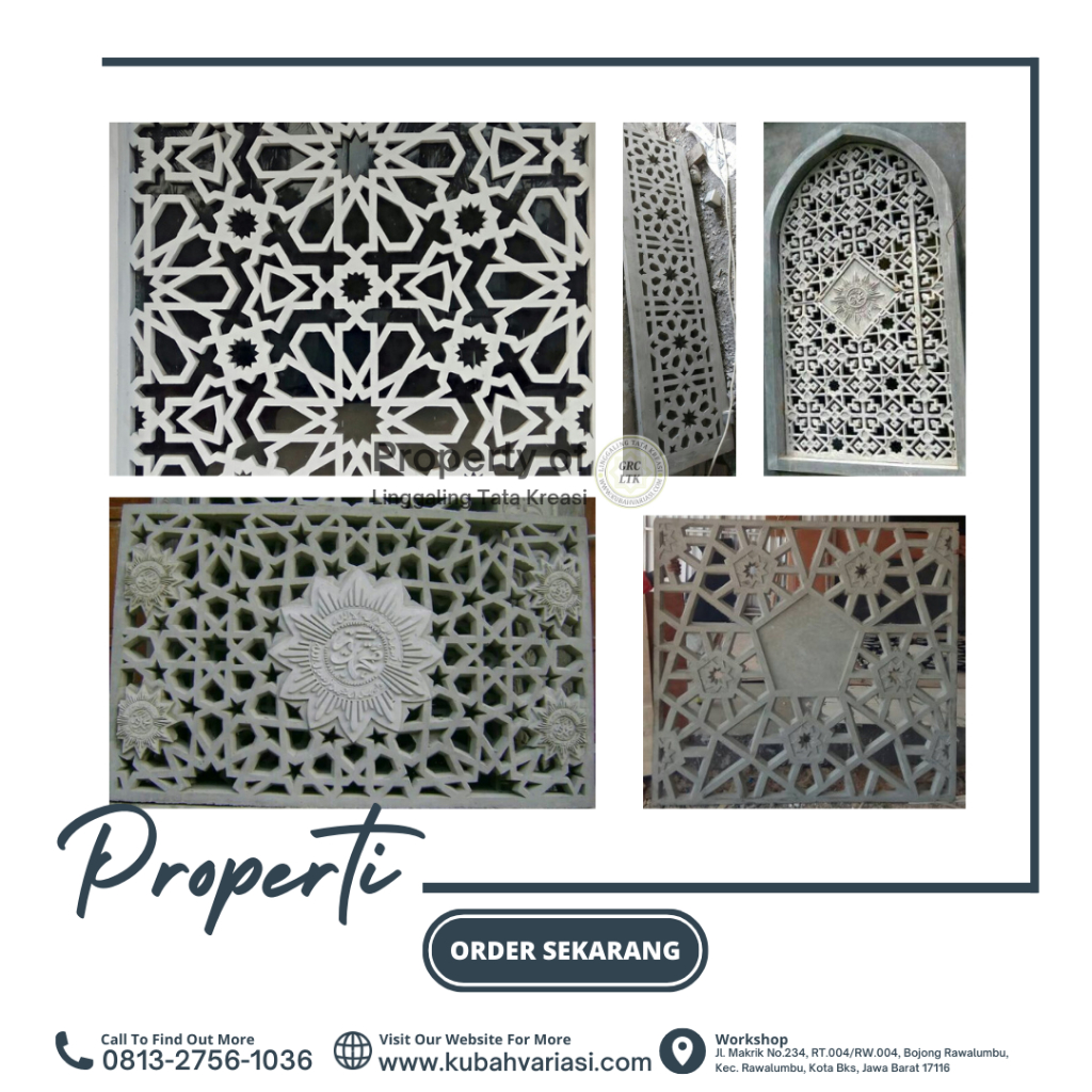 Krawangan GRC Masjid & Rumah