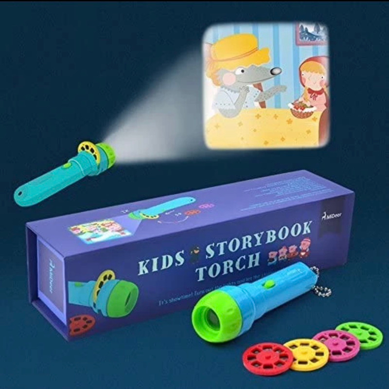 Kids Story Book Torch Flashlight