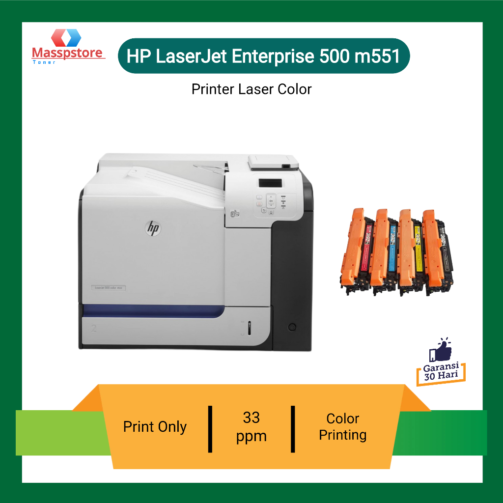 Printer Hp LaserJet  Enterprise 500 Color M551 Second Printer Duplex