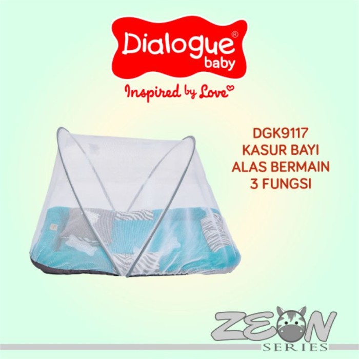 Dialogue Baby Zeon DGK9117 Kasur Lipat Kelambu Anak Bayi Bantal Guling