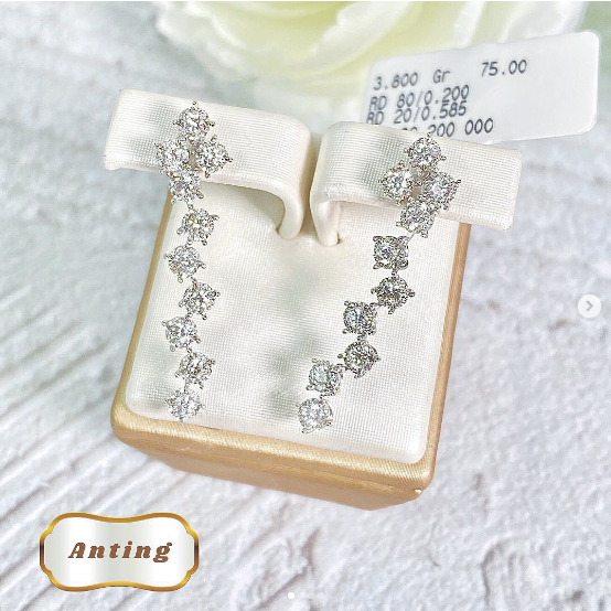 Elco Jewellery - Anting Berlian Eropa F Vvs | ABRE-01702SH Berkualitas dan Bergaransi