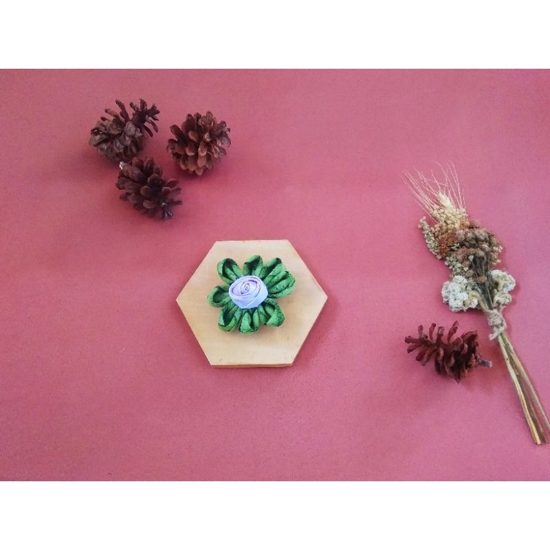 B010 Brooch Kain / Brooch Pita / Brooch Hijab / Bross / Kanzhashi / Handmade