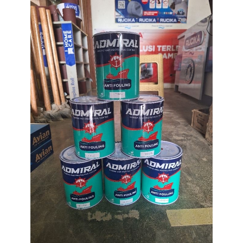 Cat Kapal Cat Perahu Cat Anti Fouling / Anti Kapang Lambung Kapal Admiral 1kg