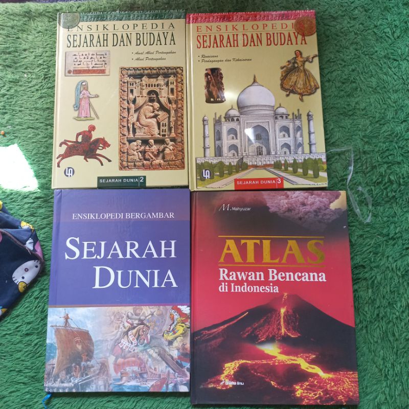 ORIGINAL BUKU ENSIKLOPEDIA SEJARAH DAN BUDAYA JILID 2 3 SEJARAH DUNIA ATLAS RAWAN BENCANA