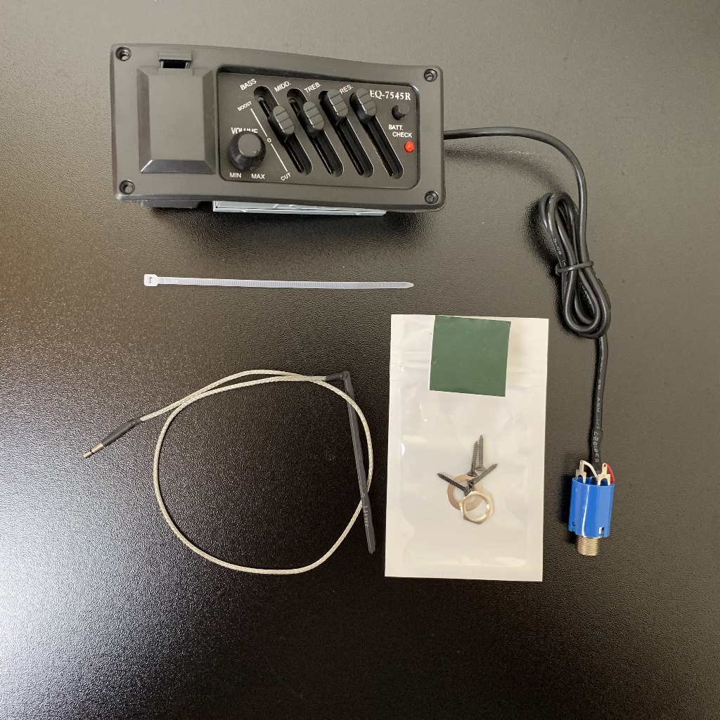 Preamp EQ 7545R - Pick Up Gitar Akustik - Equalizer 7545 R Gitar Akustik Elektrik