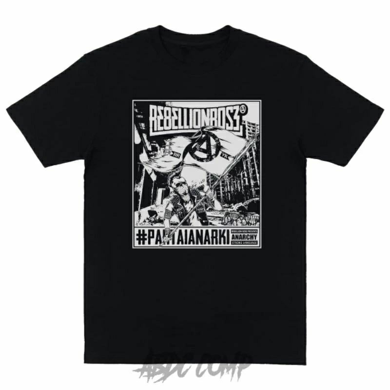 kaos band rebelionrose partai anarki -Tshrit kaos band