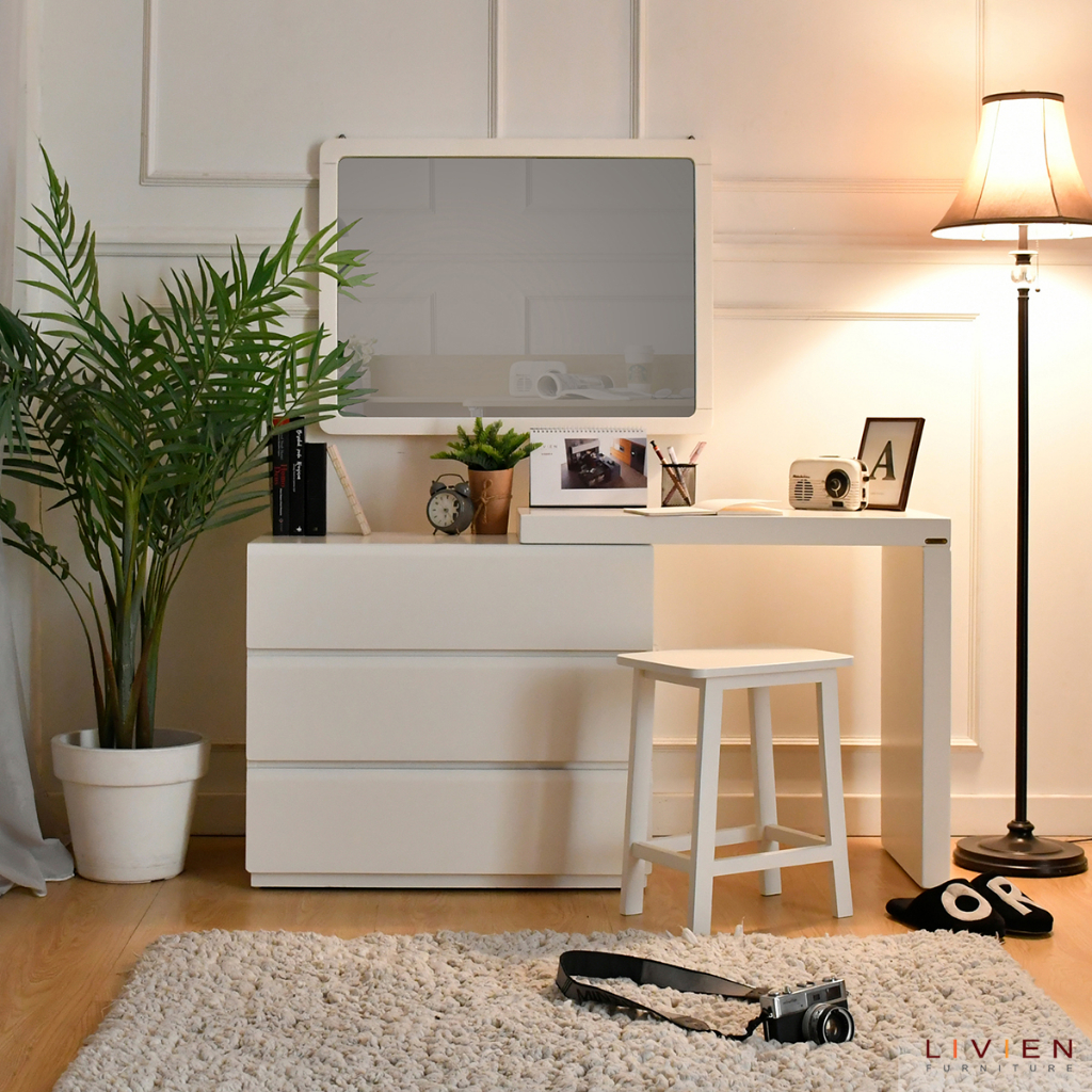 [LIVIEN] "Meja Rias Anemon"  Meja Rias Minimalis | Cermin | Meja Konsol | Cabinet | Tolet | Terlaris
