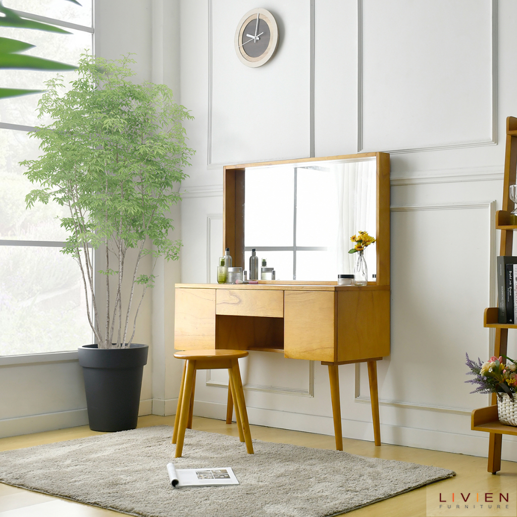 [LIVIEN] "Meja Rias Moana" Meja Rias Minimalis | Lemari Meja Rias Cermin | Meja Konsol | Meja Rias M