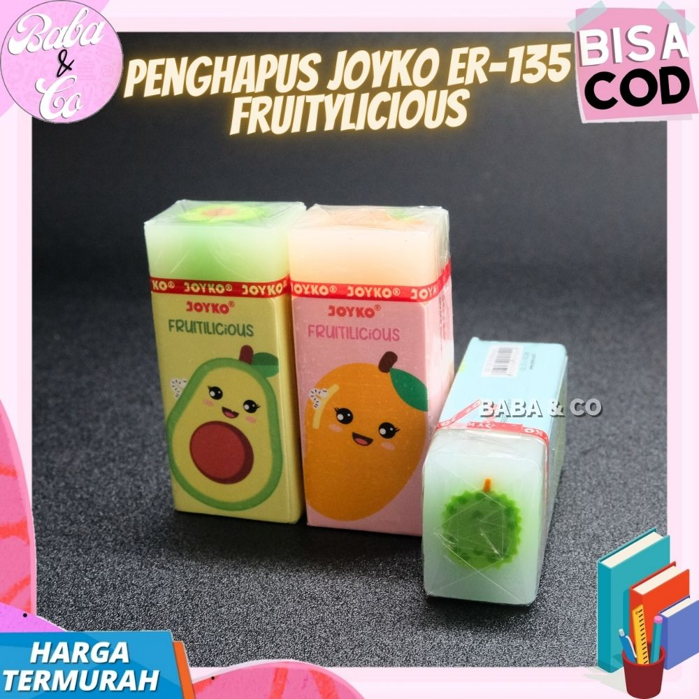 

PENGHAPUS LUCU PENGHAPUS JOYKO ER-135 FRUITYLICIOUS STIP PENSIL MURAH PENGHAPUS BUAH PENGHAPUS PENSIL LUCU BUAH IMUT COD