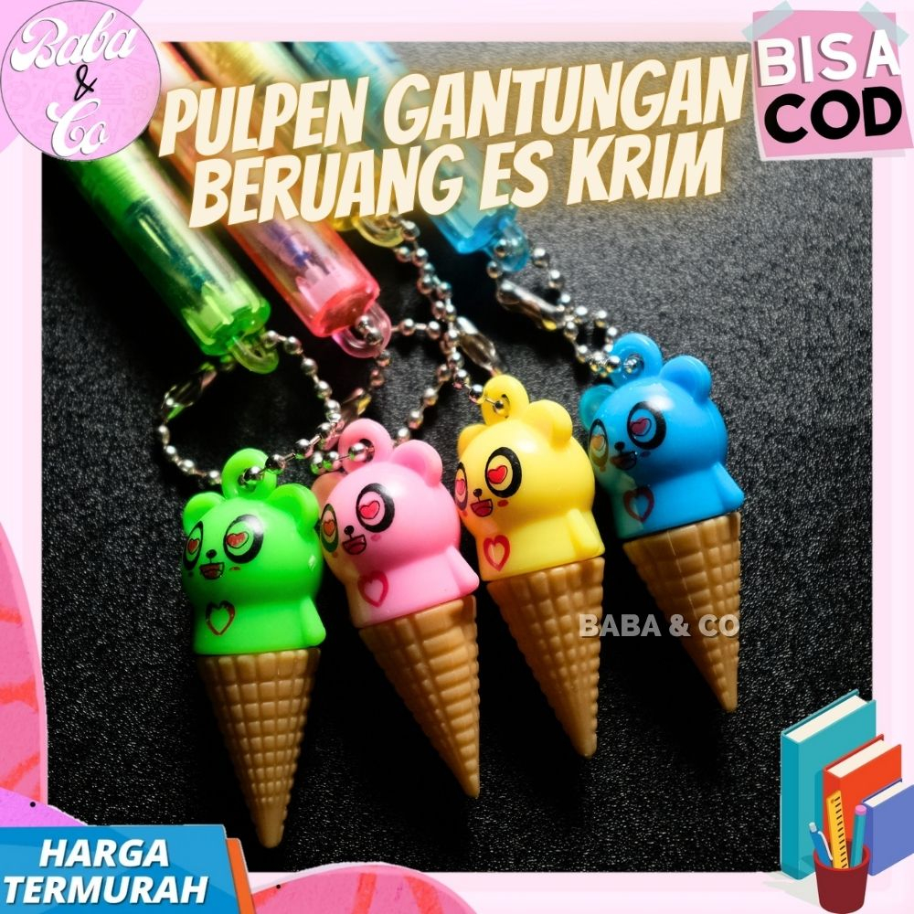 

PULPEN LUCU PEN GANTUNGAN ES KRIM BERUANG UNIK PULPEN CUTE BEAR COD