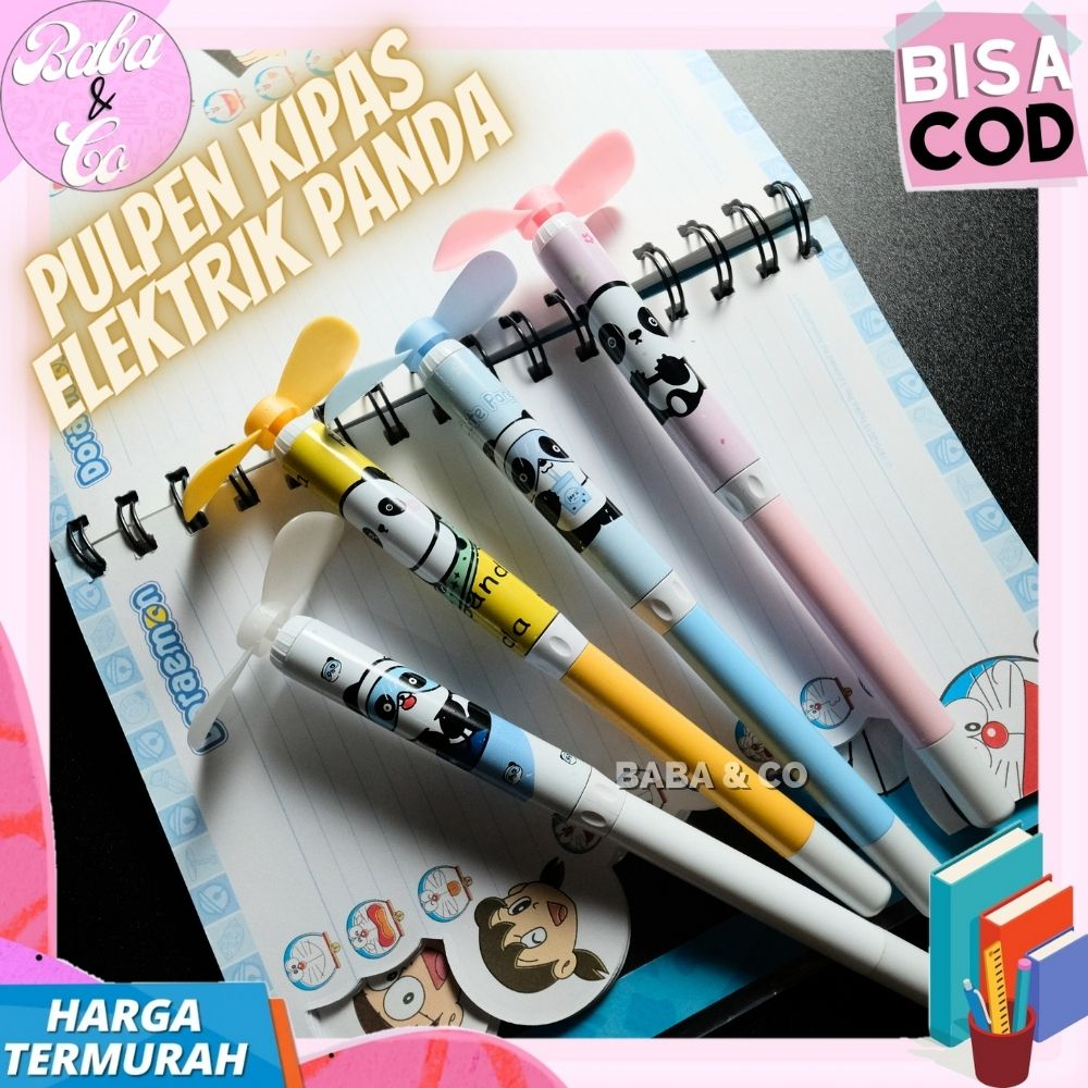 

PULPEN KIPAS PANDA ELEKTRIK PEN LUCU UNIK PULPEN DINAMO KIPAS PANDA PEN PANDA KIPAS UNIK COD