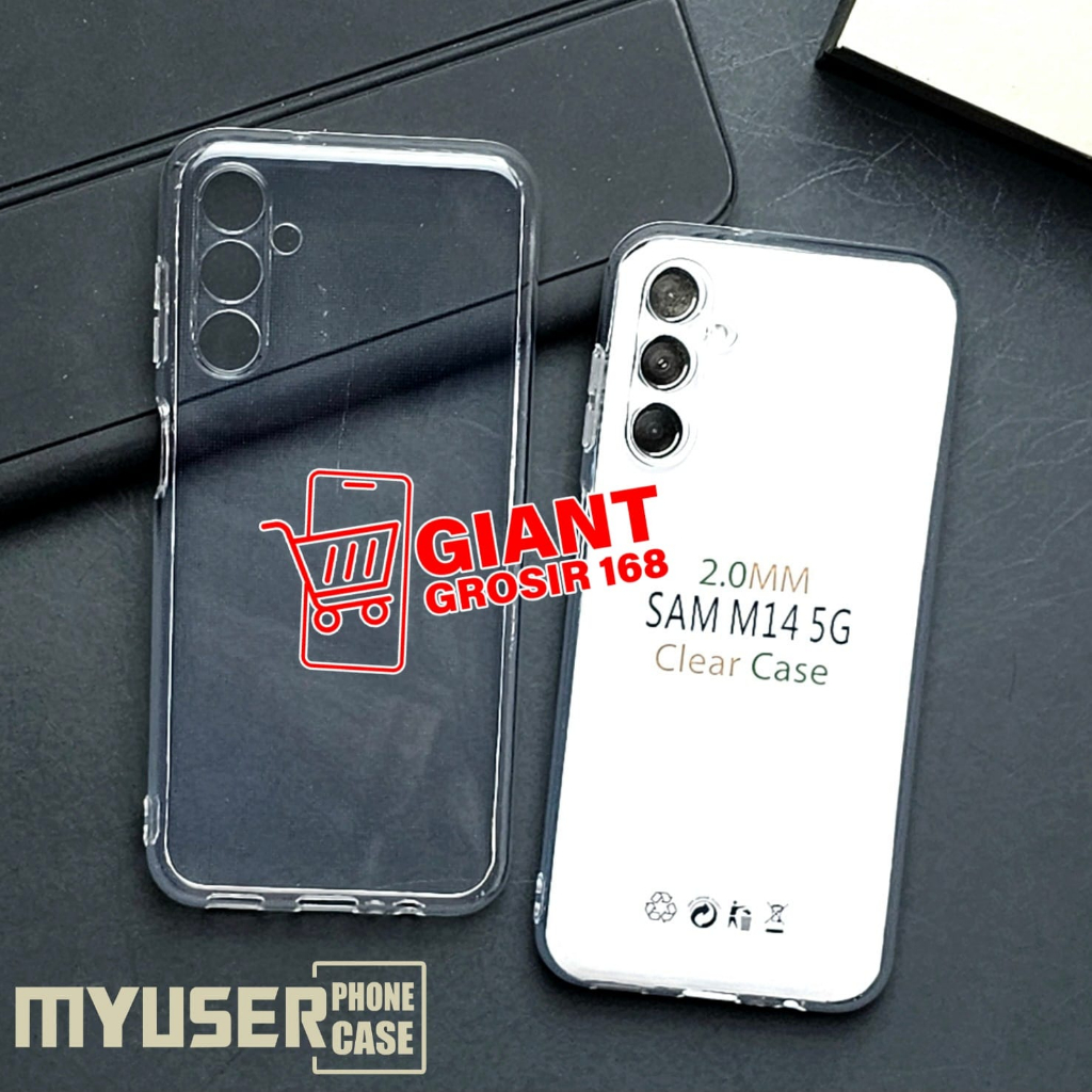 SAMSUNG M14 SAMSUNG A21 CASE CLEAR HD 2.0MM CASE BENING TRANSPARAN SAMSUNG M14 SAMSUNG A21