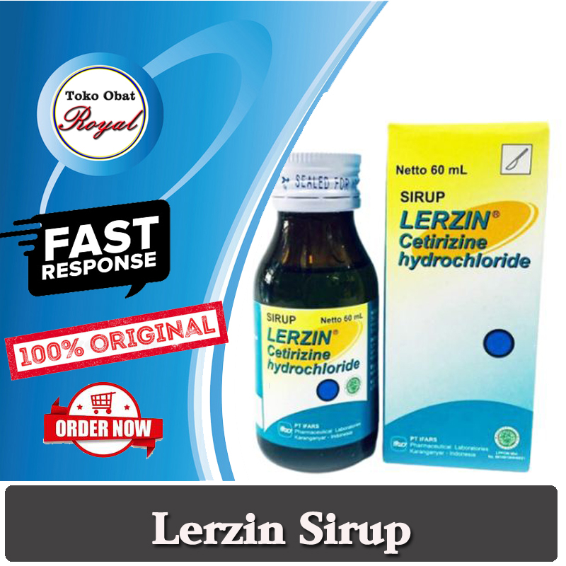 Lerzin Sirup Obat Alergi Gatal dan Pilek Anak-Anak