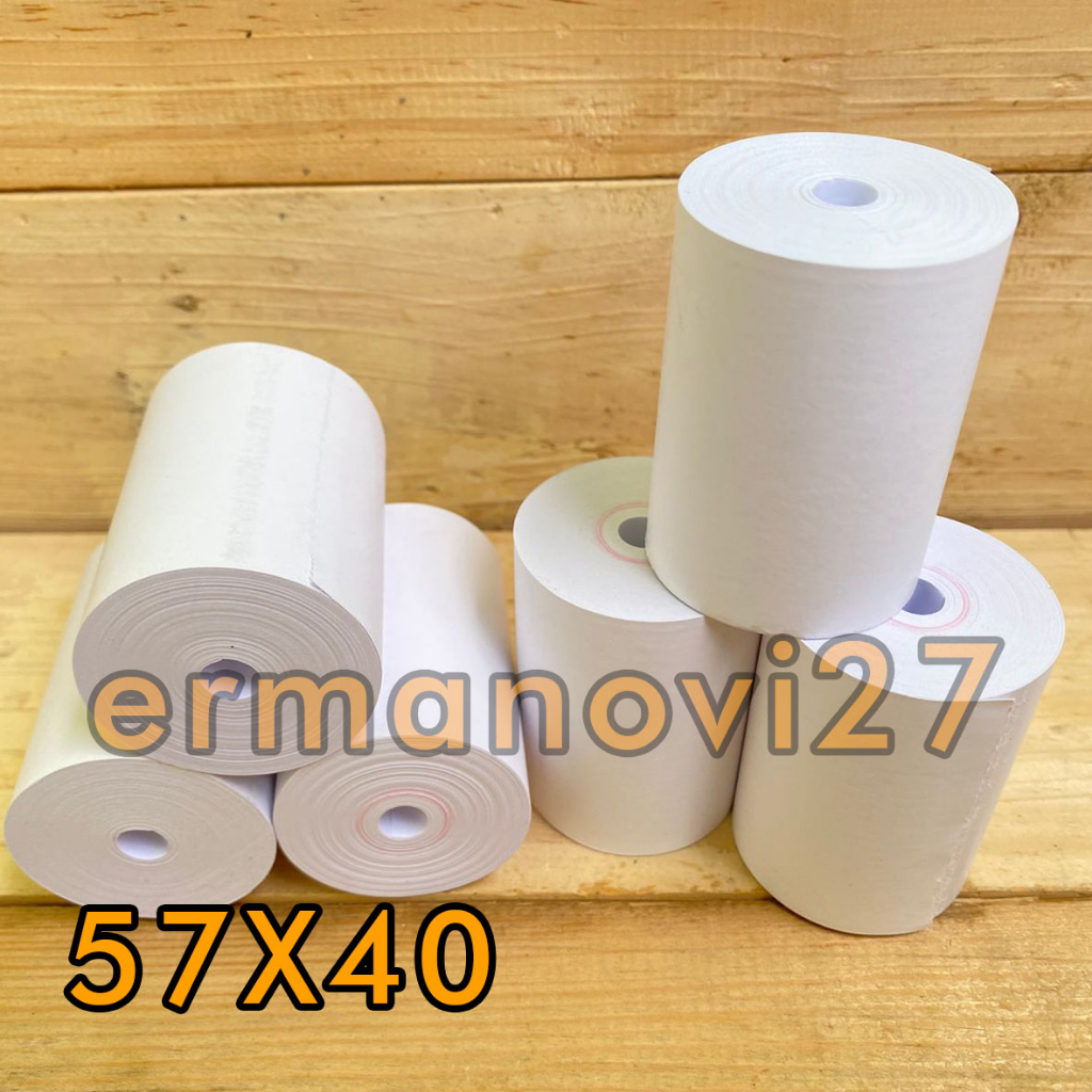 

kertas thermal 57x40 isi 10 pcs / kertas struk / edc / thermal roll