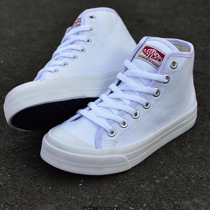 Ventela Basic high low full White Sepatu wanita ventella original black white
