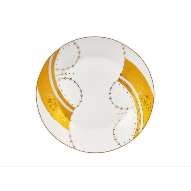 Piring Camilan Vicenza 7 inch motif Padi